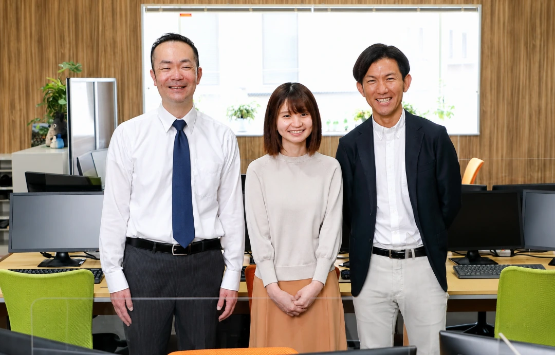 ぎふ就労支援センターのスタッフ3名